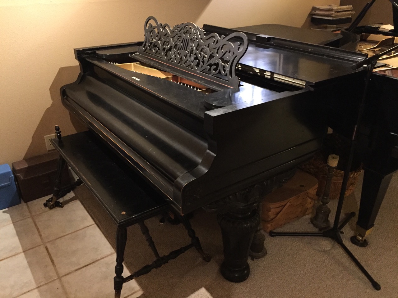 weber upright piano serial number